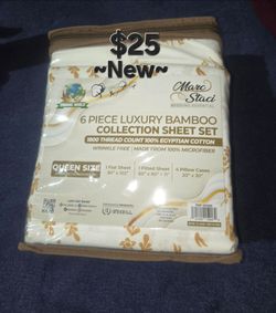 Queen Sz. 6Piece Sheet Set