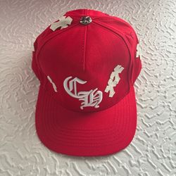 Chrome Hearts red hat
