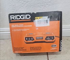 Ridgid dual charger