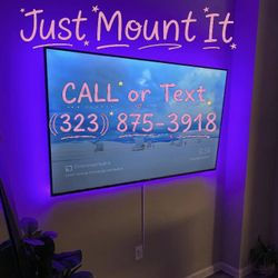 TV MOUNT & LED lights 