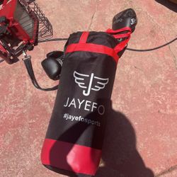 Boxing Bag And Gloves