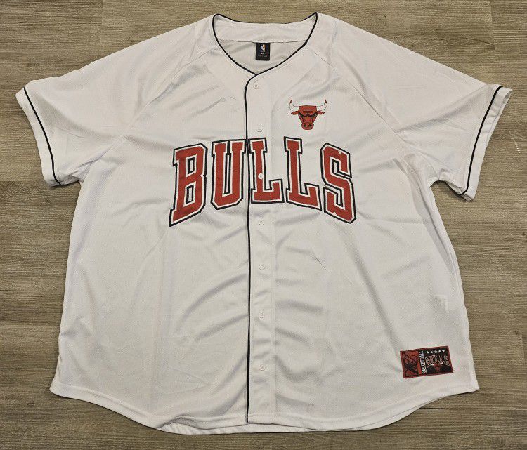 Chicago Bulls Official NBA Men's 5x & 3x Stitched Jersey 