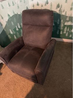 Gray recliner