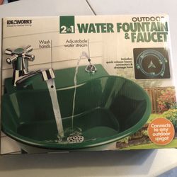 Water Fountain for Patio or Garden