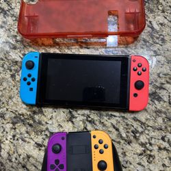 Nintendo Switch, Case And Console