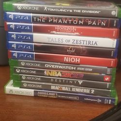 Complete PS4 And XBOX ONE games. 