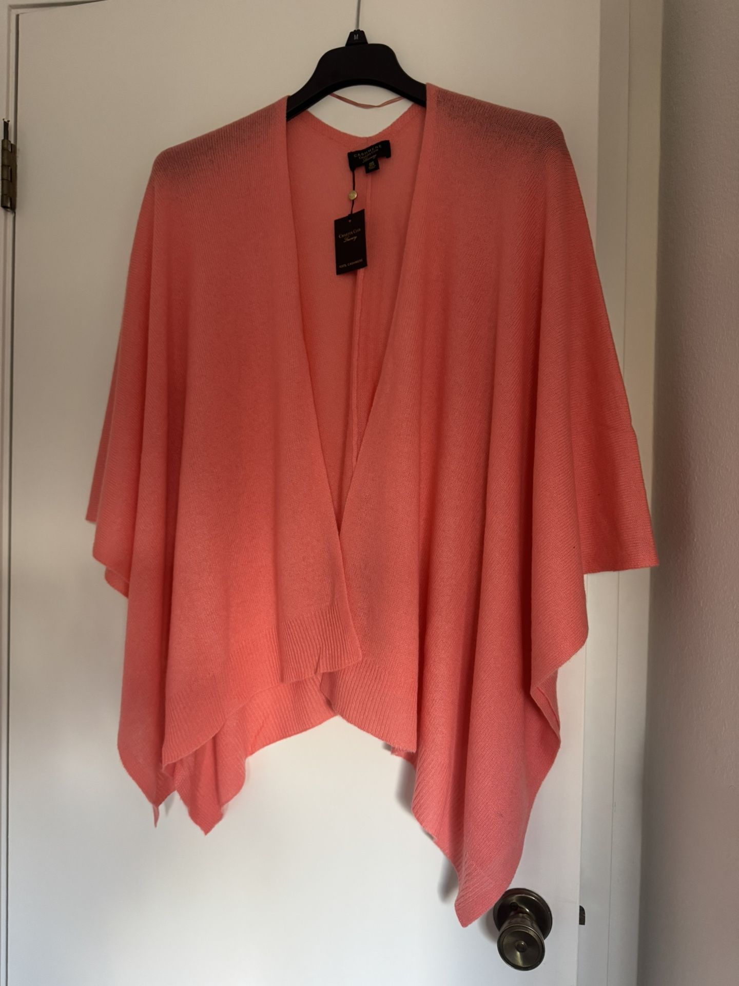 Charter Club Coral Poncho Sweater