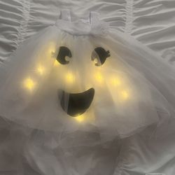 Pottery Barn Kids Ghost Light up Dress, Size 3T