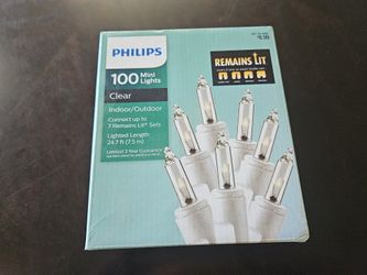 $5 Each 100 Mini Lights Clear White Cord Christmas Trer Decoration