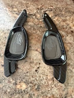 Carbon Fiber Steering Wheel Paddle Shifters Set