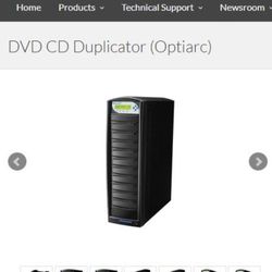 11-bay DVD/CD Duplicator with Blank CDs