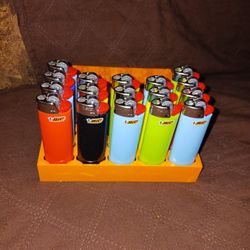 Assorted Color BIC Lighters.  $1.50  Each