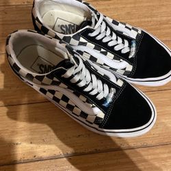 Vans Size 5.5 Men’s 7 Womens Checkers 
