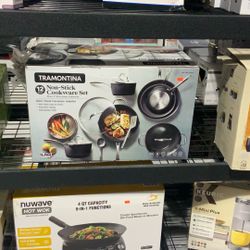 TRAMONTINA Non Stick Cookware Set 12 Piece