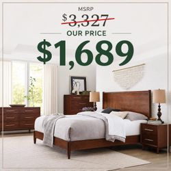 Marina del Rey 4 piece bedroom set