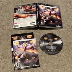 Top Gun: Hard Lock Sony PlayStation 3 PS3 Complete CIB w/ Manual Valid Code