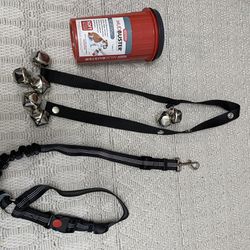 Mud Buster, Leash, Bell For Dogs Like New 