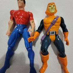 Marvel Comics Vintage Spiderman Peter Parker & Goblin 10 Inch Action Figure Doll Toys!!
