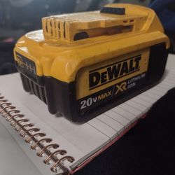 DeWalt 20V Max XR Lithium Ion Battery 