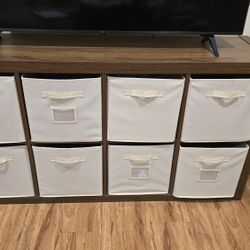 Bedroom Stand With Cube Storage Holders