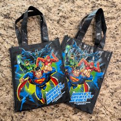 2 Justice League Halloween Candy Bags – World’s Greatest Heroes