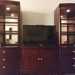 3pc Entertainment Center  And Coffee Table. Tv Not Included 