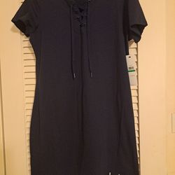 NEW CALVIN KLEIN Little Black Dress Throw On & Go W Sz L Discounted