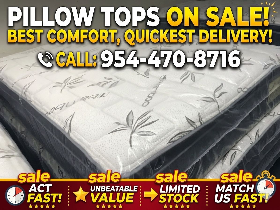 High-End Mattress Sets - Warehouse Clearance Prices - Mint Condition