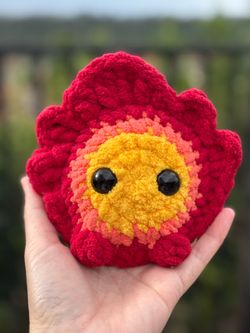 Howl’s Moving Castle Calcifer plushie 🔥 handmade 🔥 crochet
