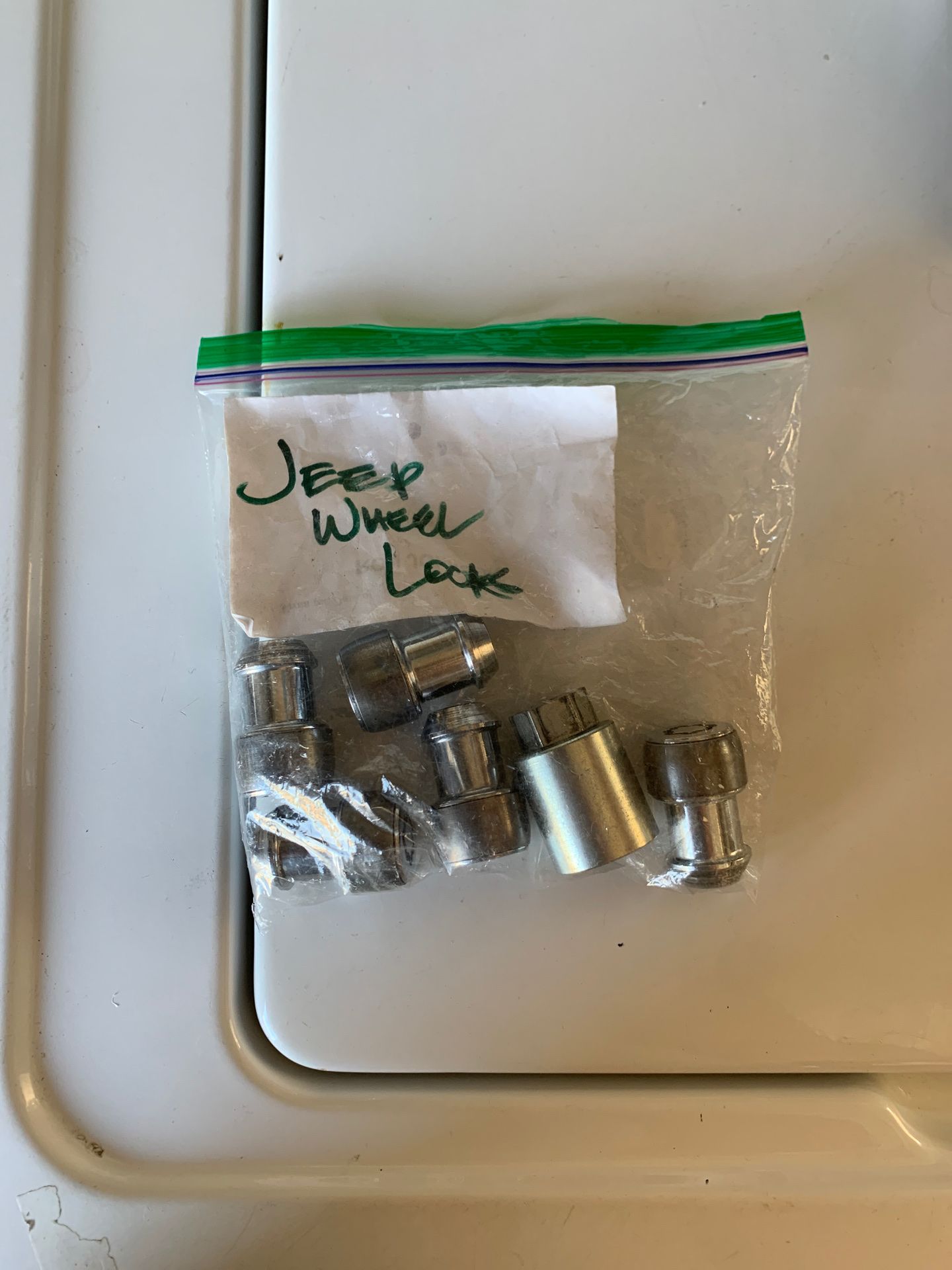 Jeep Wrangler wheel locks