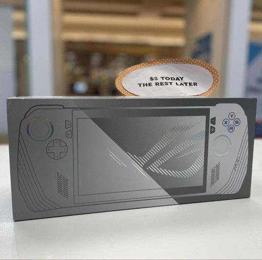 ASUS-ROG ALLY 7'' 120HZ FHD 1080P GAMING HANDHELD AMD RYZEN EXTREME PROCESSOR 512 GB WHITE PRE OWNED- Pay $5 today and the rest later!!