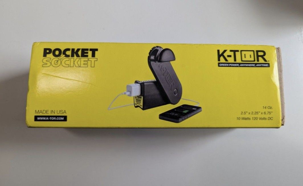 New 10 Watt Portable Power Generator Hand Crank