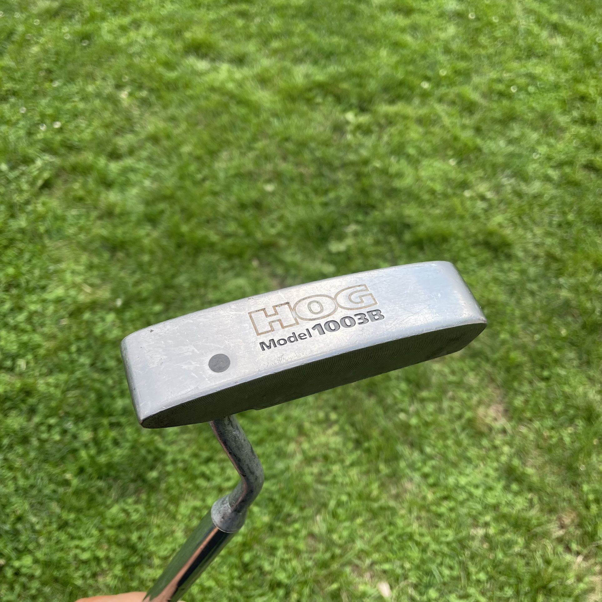 Dogleg Right USA HOG Model 1003B Long Blade Putter XX Stiff Steel HOG Grip 40"