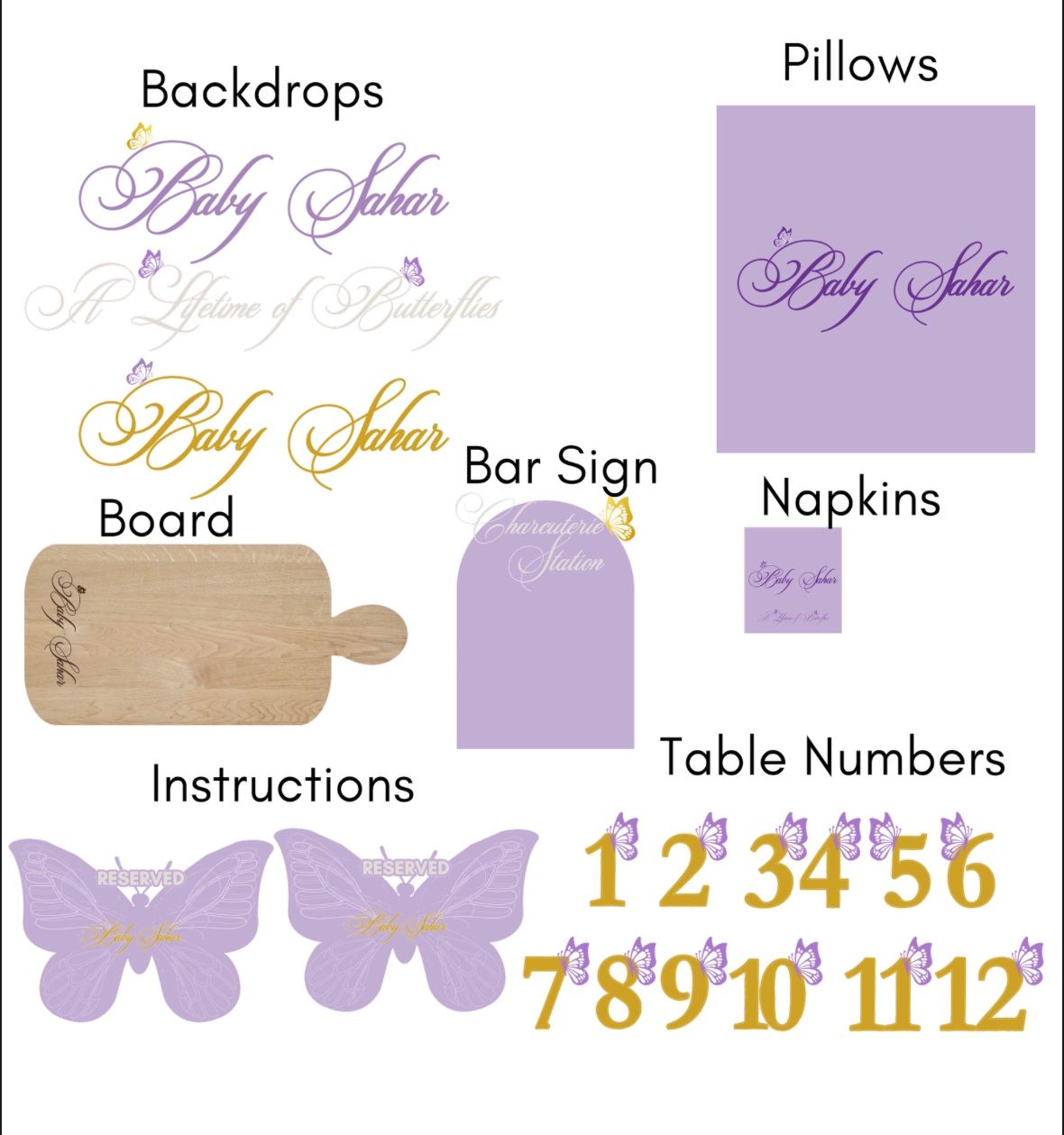 Event Decor Mock up