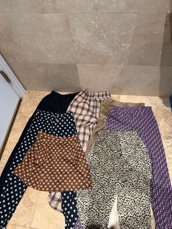 Mixed Lot of Zara Patterned Pants/Skirts