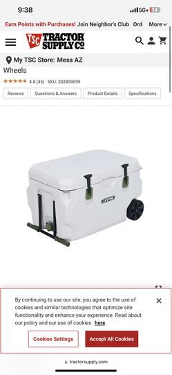 Lifetime Rolling Cooler Used Once 