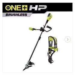 NEW IN BOX RYOBI ONE+ HP 18V Brushless Bike Handle Brush Cutter (Tool Only)