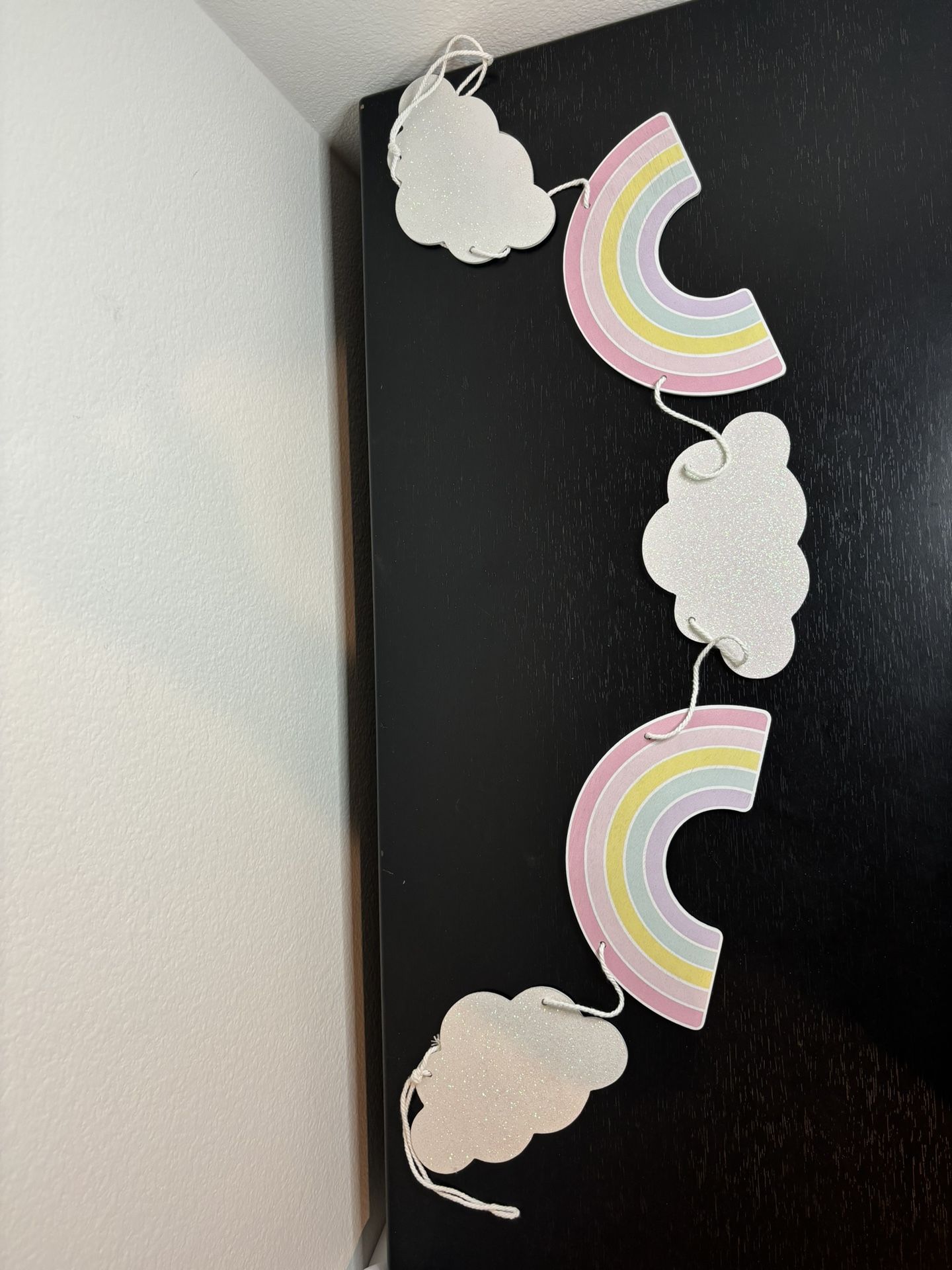 Rainbow And Clouds Lanyard Girls Room Decor