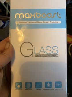 iPhone X screen protector and two piece case