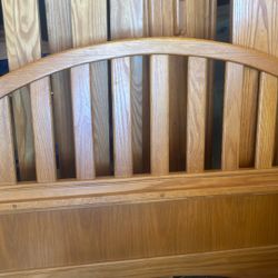 FREE Bunk Beds.  Solid Oak W/ Mattresses And Trundle