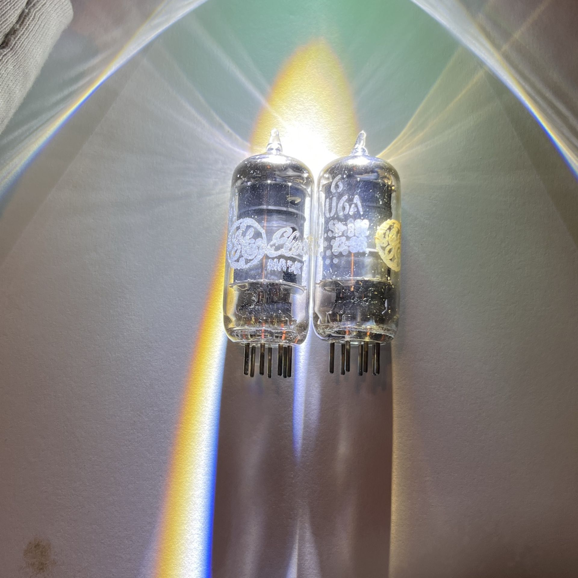 GE 6AU6A Audio Vacuum Tube X2 Tested