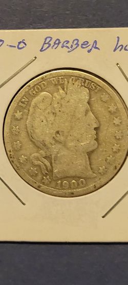 1900-O Barber Silver Half Dollar – G/VG Condition