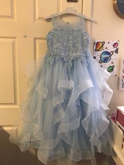 Vendo Vestido Para Niña , ,com 1 Sola Postura  Talla 10