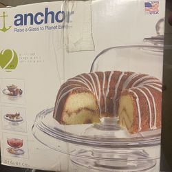 Glass Cake Stand 