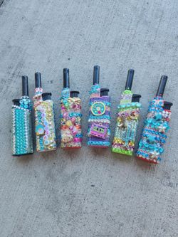 Custom designed handmade refillable lighters