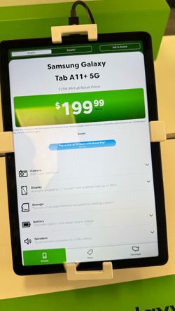Samsung tablet A11+ 5g