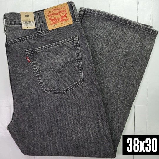 Levis 565 Loose Straight Gray Jeans