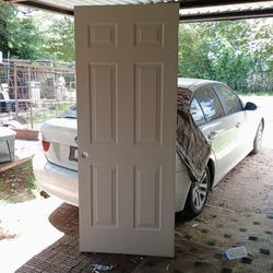 32" x 80" 6-Panel Outswing Steel Door
Caliber Puerta de acero de 6 paneles con apertura hacia afuera