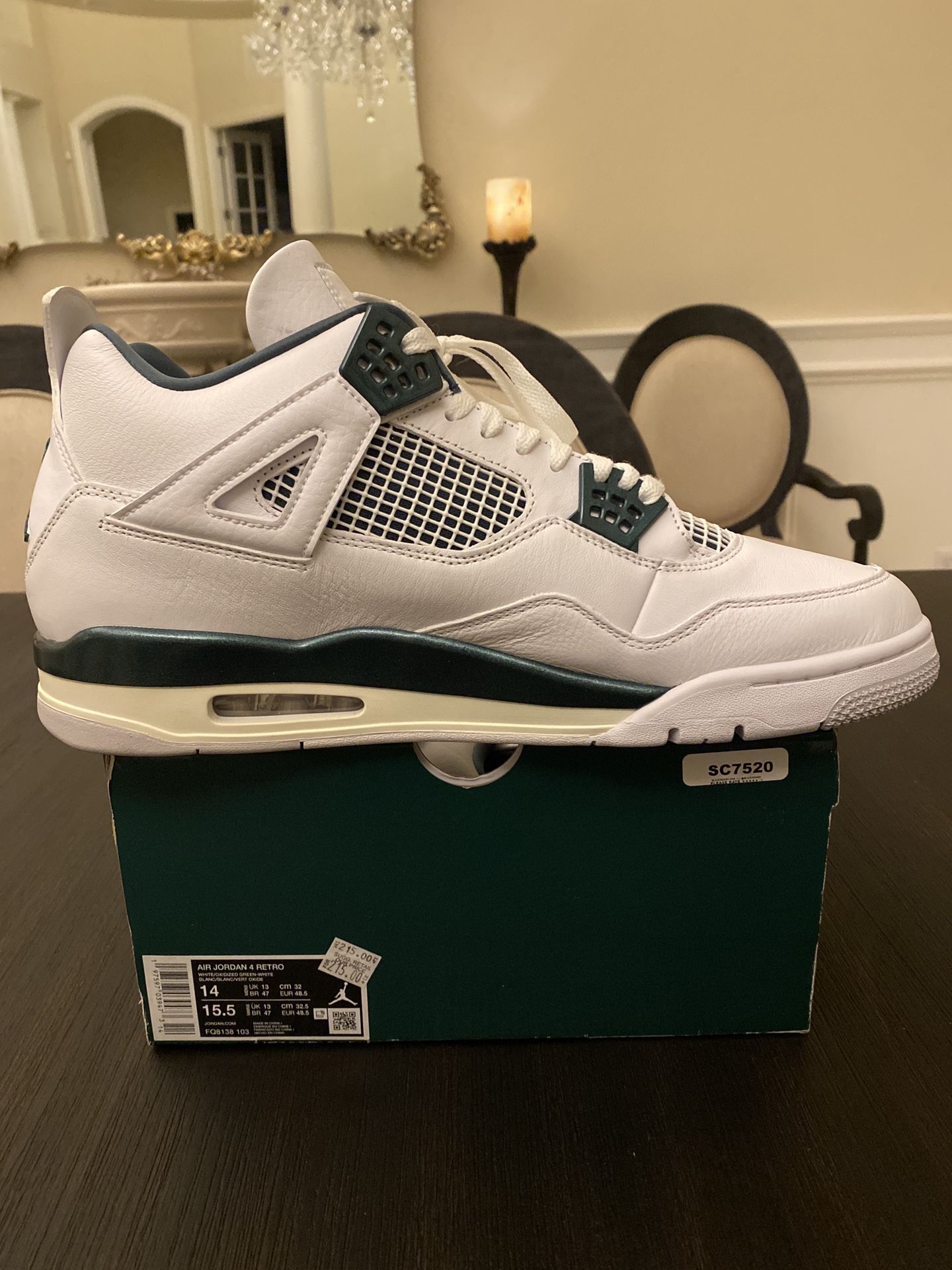 Air Jordan 4 Retro Oxidized Green