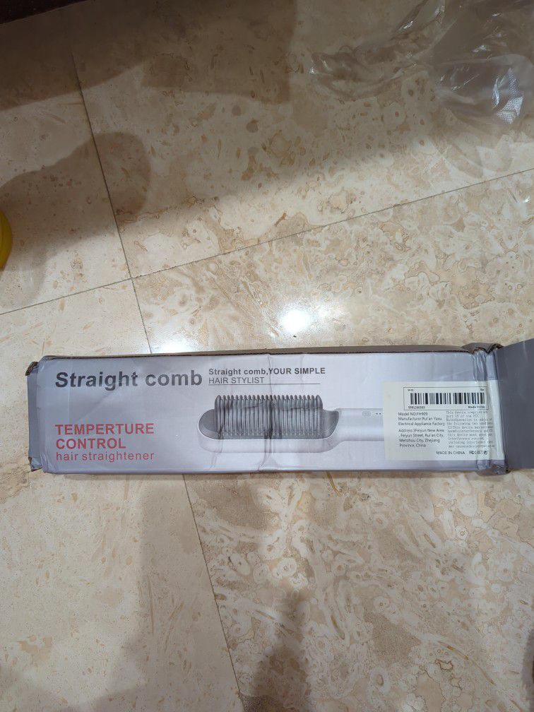 Hair Straightening Comb Electric 
